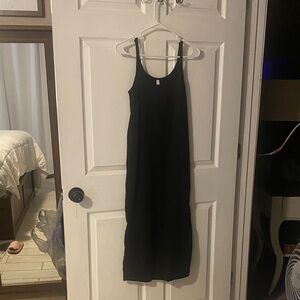 The Group - Babaton Black Maxi Dress with Side Slit